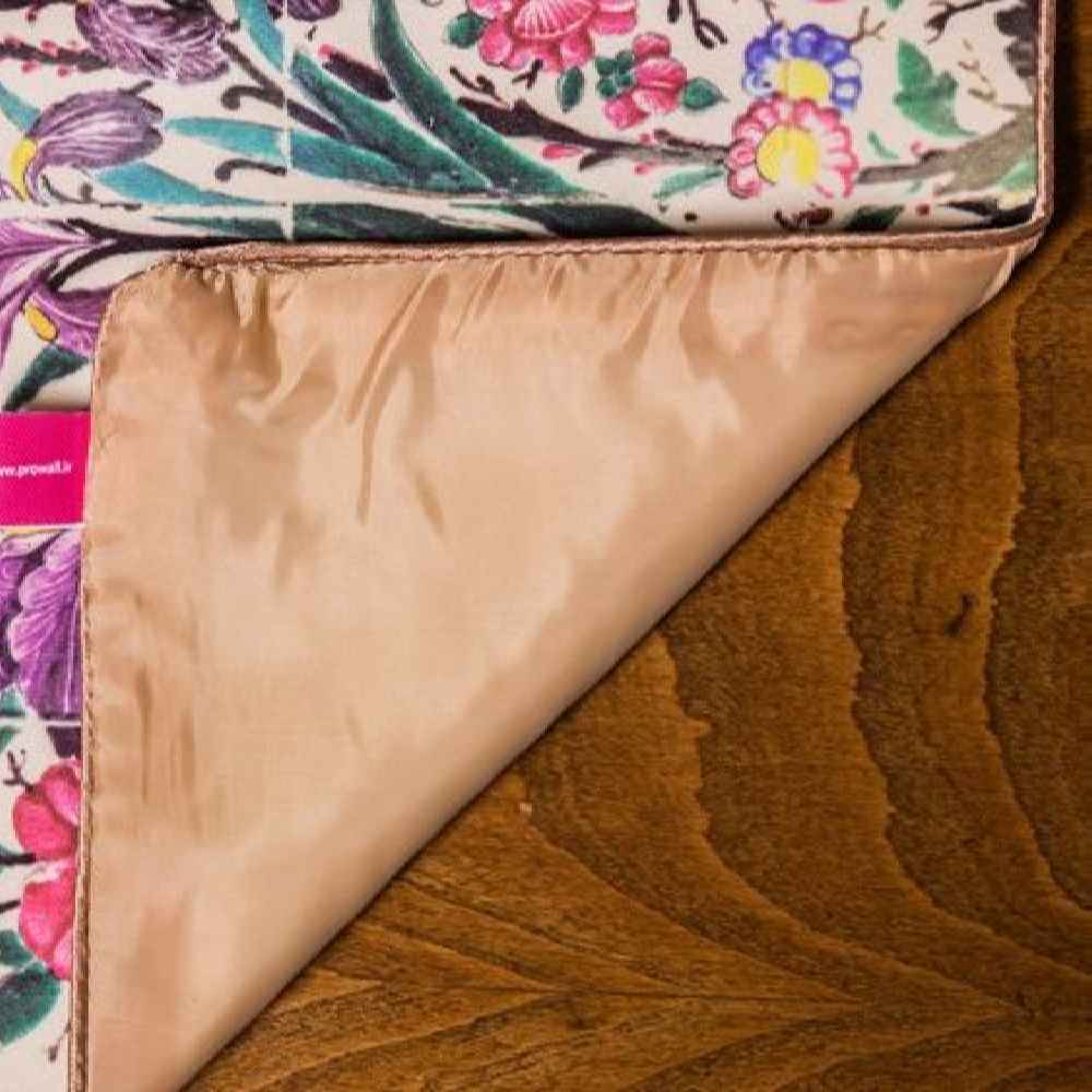 Perzische Fluwelen Tafelloper Sama – Roze Modern Design