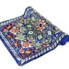 Perzische Fluwelen Tafelloper Homa - Blauw Kunstzinnig Design