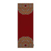 Perzische Fluwelen Tafelloper Shams II - Rood Elegance Design
