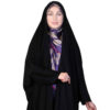 Traditionele zwarte chador met mouwen – Lange gebedsabaya (Janan)