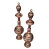 Decoratieve Koperen Fles Handgemaakt Perzisch Gegraveerd Parseh (2x)