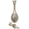 Decoratieve Koperen Fles Handgemaakt Perzisch Gegraveerd Silvana (2x)