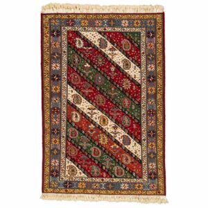 Perzisch Kilim Tapijt Nava — Handgeweven Wol uit Sirjan — Geometrisch