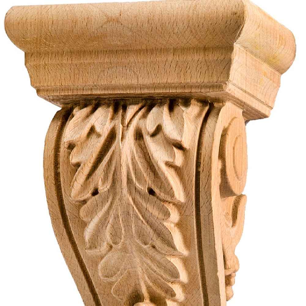 Houten Gesneden Kapiteel Model Ava