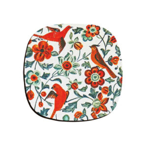 Onderzetters set met Perzisch geïnspireerd artistiek design Bolbol