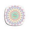 Naghashi Iraanse Mandala Onderzetters – Ronde Artistieke Houten Glasonderzitter Set