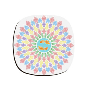 Artistieke onderzetters set – Naghashi mandala