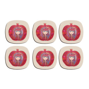 Artistieke onderzetters set – Nargol design