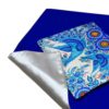 Fluwelen Reisgebedskleed – Donkerblauw Eslimi Design