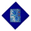 Fluwelen Reisgebedskleed – Donkerblauw Eslimi Design