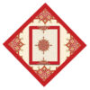 Fluwelen Reisgebedskleed – Rood Eslimi Design