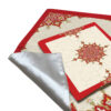 Fluwelen Reisgebedskleed – Rood Eslimi Design
