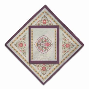 Fluwelen Reisgebedskleed – Purper Eslimi Design