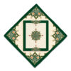 Fluwelen Reisgebedskleed – Groen Eslimi Design
