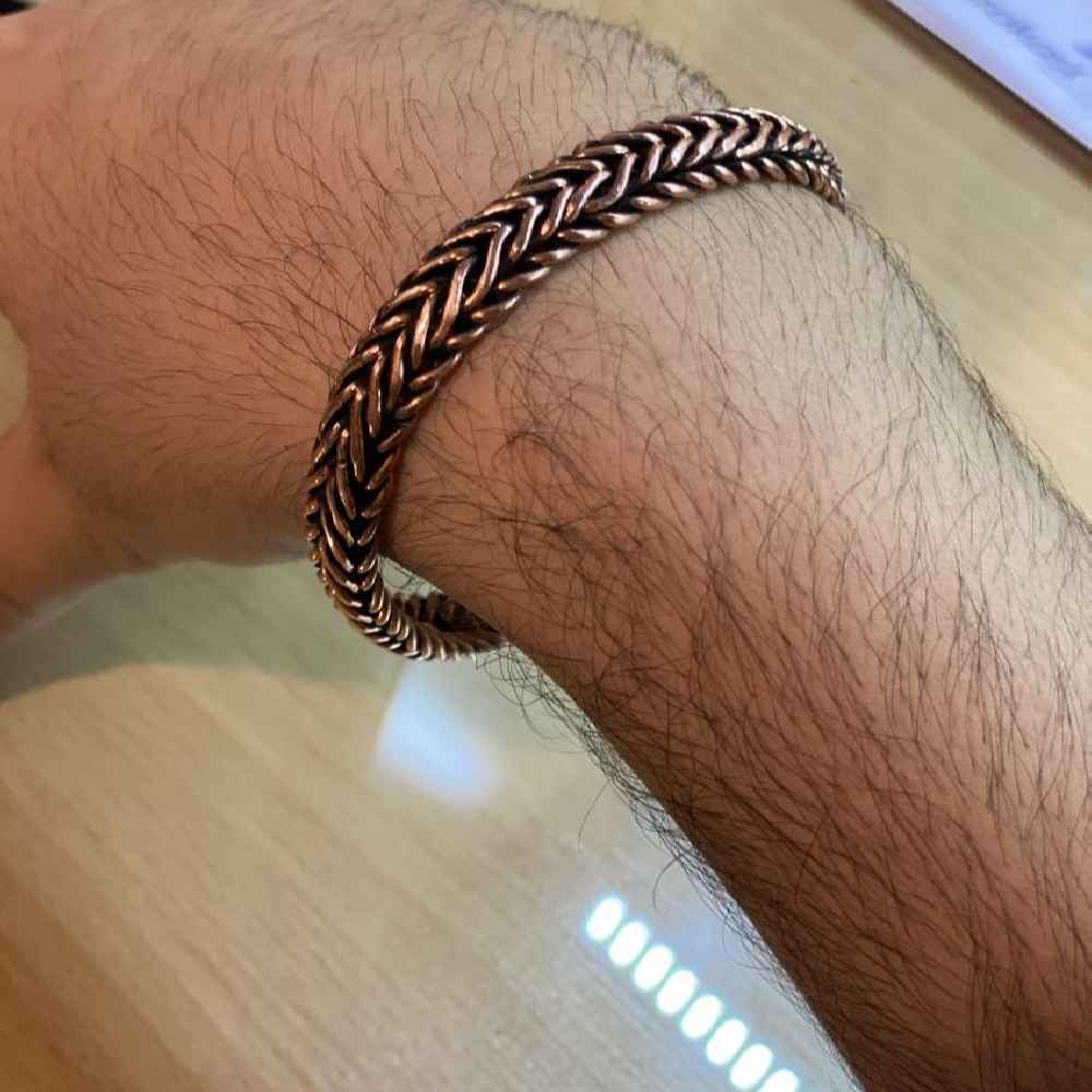 Koperen Armband – Gevlochten Raika Model