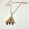 Gegraveerde Koperen Ketting Artistiek – Ghalamzani
