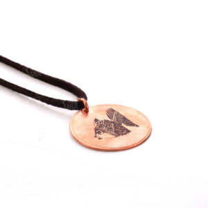 Perzische Koperen Ketting Mahi — Handgemaakt — Artistiek Vismotief