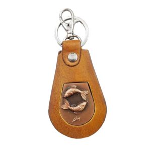 Perzische leren sleutelhanger Model Esfand