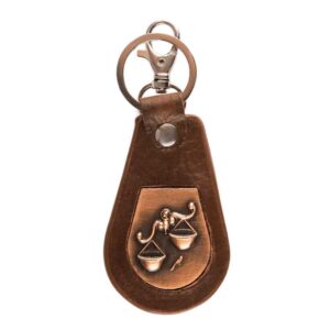Perzische leren sleutelhanger Model Mehr