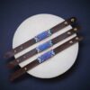 Leren & Koperen Armband Minakari – Artistiek Raika