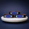 Leren & Koperen Armband Minakari – Artistiek Yavar