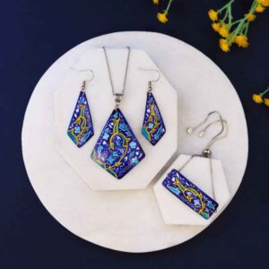 Perzisch Minakari Sieradenset Model Arghavan