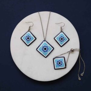 Perzisch Minakari Sieradenset Model Hafez