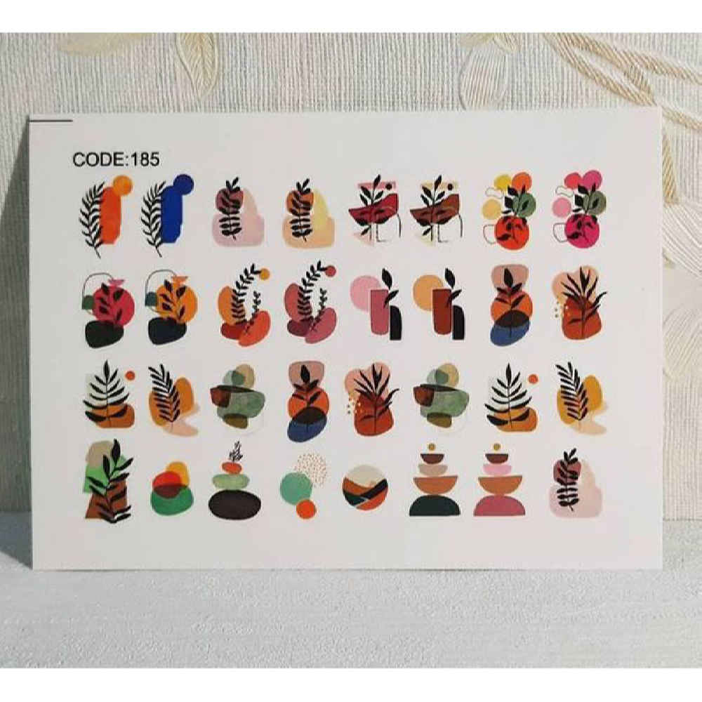 Blad Nagelstickers – Barg Design