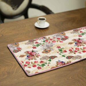 Perzische fluwelen tafelloper Elegance model Golsar