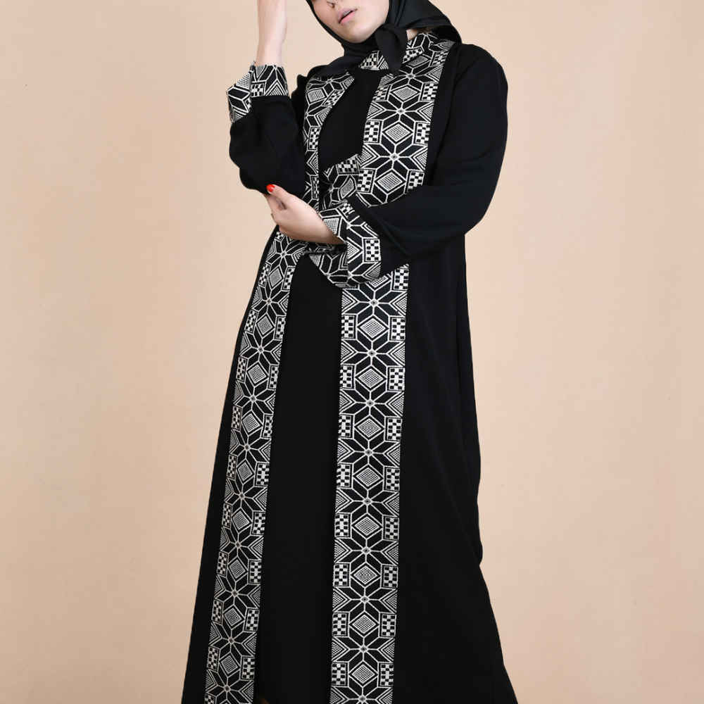 Zwarte Abaya van Zachte Stof
