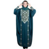Elegante vlinder-abaya voor vrouwen – Open model Groen