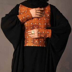 Elegante vlinder-abaya – Perzisch geïnspireerd met luchtige mouwen