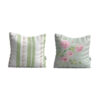Fluwelen kussenhoes – Schattige bloemen ontwerp (set van 2)