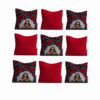 Perzische fluwelen kussenset – Anar ontwerp (set van 9)