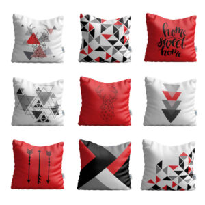 Fluwelen kussenset – Hert ontwerp (set van 9)
