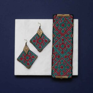 Perzische set oorbellen & armband model Arezoo