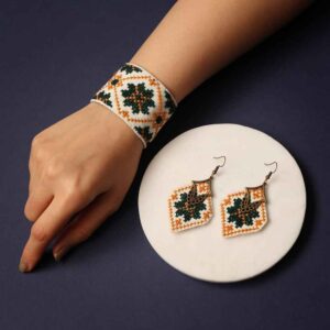 Perzische set oorbellen & armband model Dara