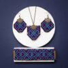 Perzische set ketting, armband & oorbellen model Haleh