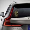 Gouden islamitische autobumpersticker – Wan Yakad