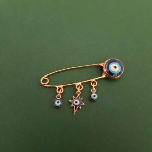 Boze Oog Veiligheidsspeld Broche – Stijlvolle Bescherming