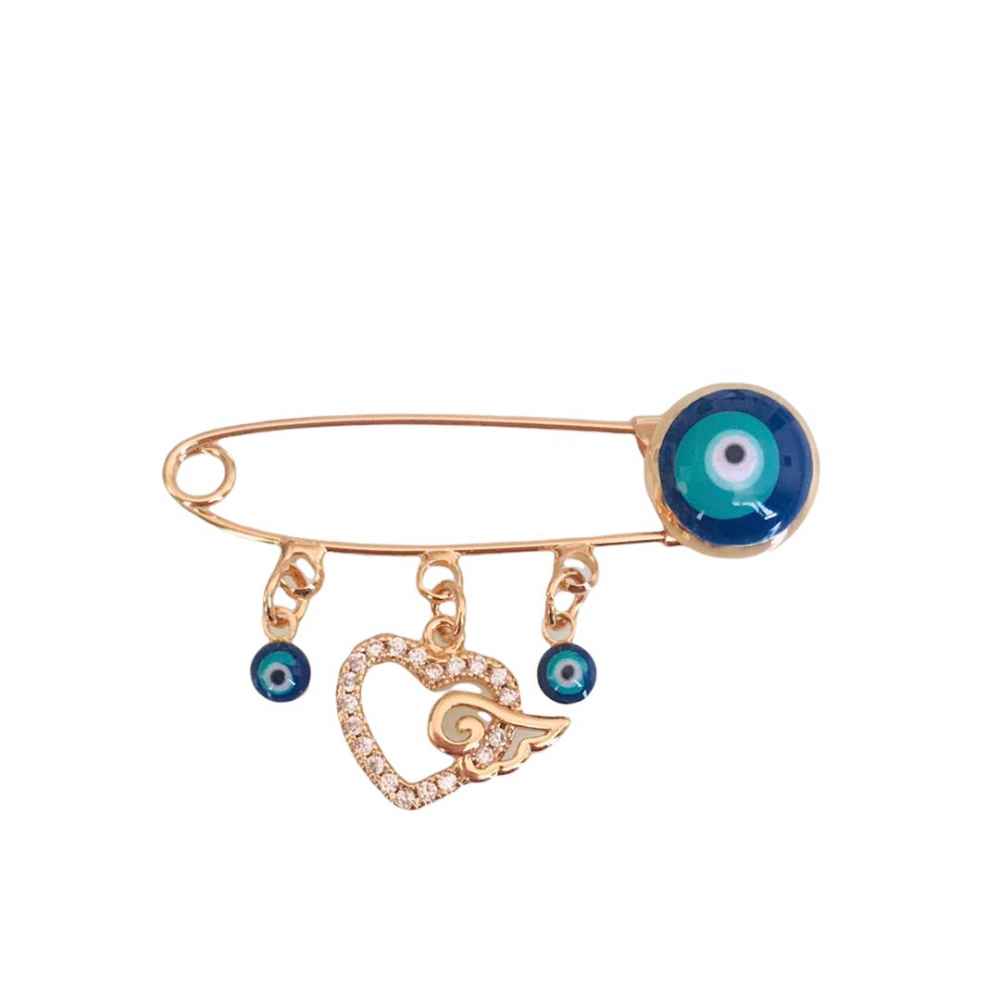 Veiligheidsspeld Broche Boze Oog & Hart Design