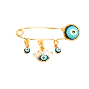Boze Oog Veiligheidsspeld Broche – Klassieke Beschermende Bedel