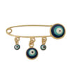 Boze Oog Veiligheidsspeld Broche – Symbool van Bescherming en Geluk