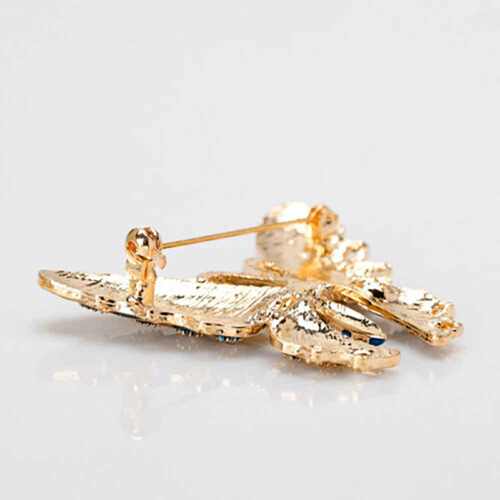 Moderne Vlinder Broche Speld – Goudkleurig