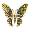 Moderne Vlinder Broche Speld – Goudkleurig