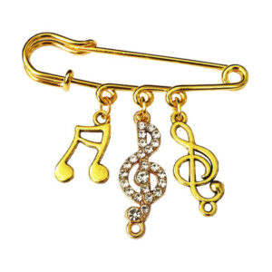 Moderne Veiligheidsspeld Broche – Symphony Design
