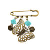 Moderne Vlinder Veiligheidsspeld Broche – Goud
