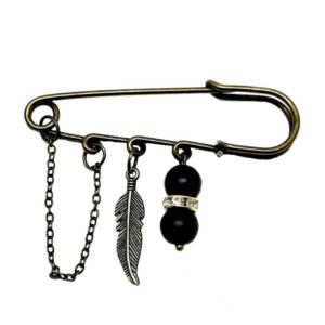 Veiligheidsspeld Broche – Natuur-geïnspireerd Accessoire