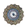 Handgemaakte Perzische Houten Wandklok – Khatam Marqueterie, Banoo