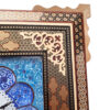 Handgemaakte Perzische Houten Wandklok – Khatam Marqueterie, Bina